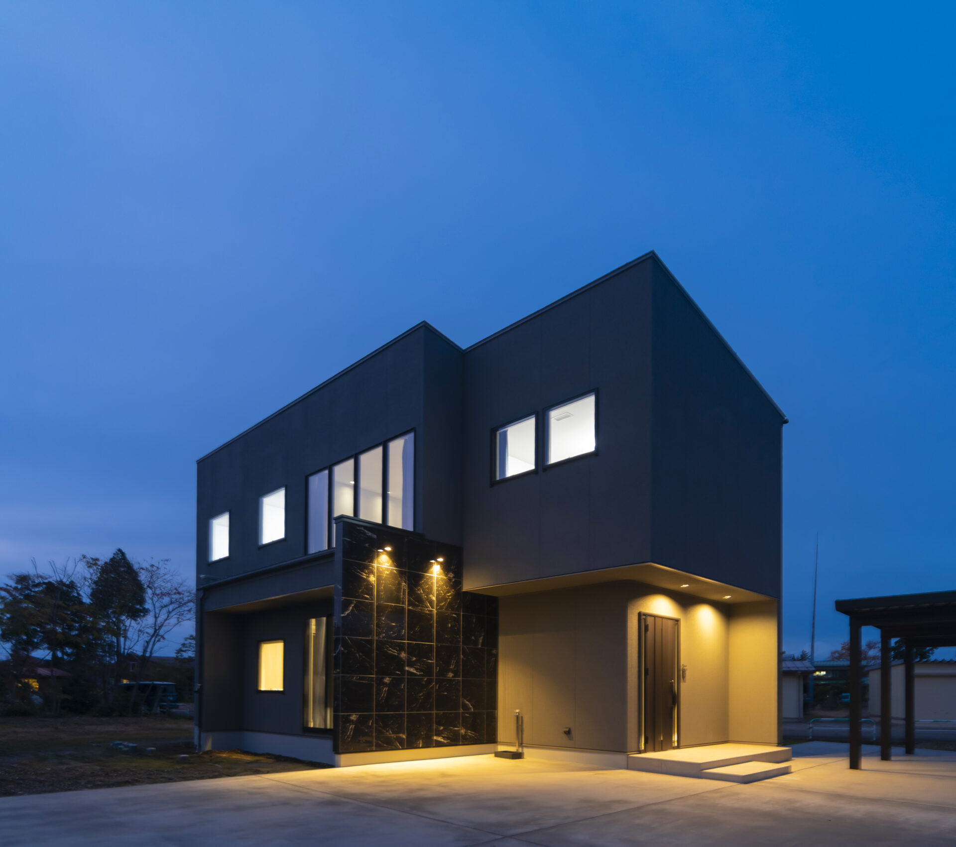 黒が主役のホテルライク。